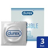 Preservativi Invisible XL, 3 confezioni, Durex