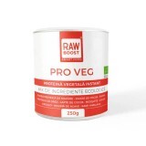 Proteine ​​vegetali ecologiche Pro Veg, 250 g, Rawboost Smart Food
