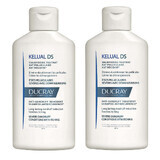 Confezione shampoo trattamento antiforfora Kelual DS, 100 ml + 100 ml, Ducray