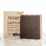 Sapone scrub anticellulite naturale, 120 g, Techir