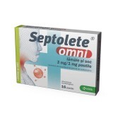 Septolete omni limone e sambuco, 3 mg/1 mg, 16 compresse, KRKA