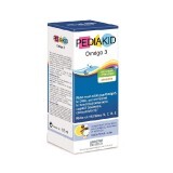 Sciroppo per bambini Omega 3 e Vitamina A, C, D, E al gusto di cola, 125 ml, Pediakid