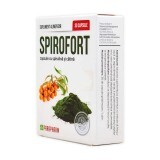 Spirofort con Spirulina e Olivello spinoso, 30 capsule, Parapharm