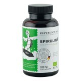 Spirulina 400 mg, 300 compresse, Republica Bio