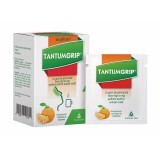 TantumGrip gusto arancia 600 mg/10 mg, 10 buste, Angelini