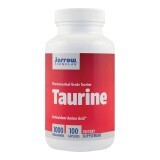 Taurina 1000 mg, Aminoacidi antiossidanti Jarrow Formulas, 100 capsule, Secom