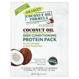 Trattamento per capelli secchi con latte di cocco, cheratina e proteine ​​della seta Protein Pack, 60 g, Palmer's