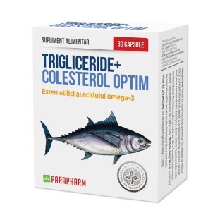 Trigliceridi + Colesterolo ottimale, 30 capsule, Parapharm