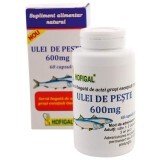 Olio di pesce 600 mg, 60 capsule, Hofigal