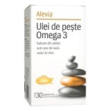 Olio di pesce Omega 3, 30 capsule, Alevia
