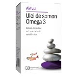 Olio di salmone Omega 3, 30 capsule, Alevia