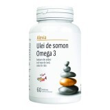 Olio di salmone Omega 3, 60 capsule, Alevia