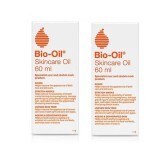 Olio per la cura della pelle, 60 ml + 60 ml, Bio Oil