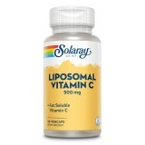 Vitamina C liposomiale 500 mg Solaray, 30 capsule, Secom