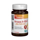 Vitamina A+D+E+selenio, 30 capsule molli, Vitaking