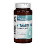 Vitamina B5 (acido pantotenico) 200 mg, 90 capsule di gelatina, Vitaking