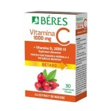 Vitamina C 1000 mg compressa rivestita con film RETARD + Vitamina D3 2000 UI, 30 compresse, Beres