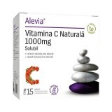 Vitamina C naturale 1000 mg, 15 bustine, Alevia