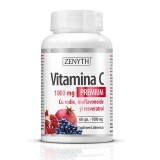 Vitamina C Premium 1000 mg con melograno, bioflavonoidi e resveratrolo, 60 capsule, Zenyth