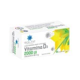 Vitamina D3 2000 UI, 60 compresse, Helcor