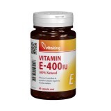 Vitamina E naturale 400 UI, 60 capsule, VitaKing