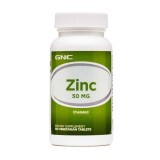 Chelato di zinco 50 mg (253920), 100 compresse, GNC