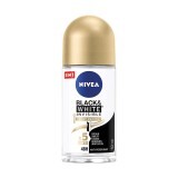 Deodorante roll-on Black & White Invisible Silky Smooth, 50 ml, Nivea