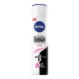 Deodorante spray Black & White Invisible Clear, 150 ml, Nivea