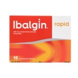 Ibalgin Rapid 400 mg, 12 compresse, Sanofi