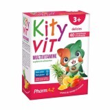 KityVIT Multivitaminici, gusto mango e ananas, 40 compresse masticabili, PharmA-Z