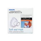 La piccola maschera LiteTouch Respironics Optichamber, 0 - 18 mesi, Philips