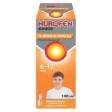 Nurofen Junior al gusto di arancia, 6-12 anni, 100 ml, Reckitt Benckiser Healthcare
