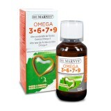 Omega 3, 6, 7, 9 Vegano, 125 ml, Marnys