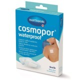 Cerotti sterili Cosmopor Waterproof 10 x 8 cm, 5 pezzi, Hartmann