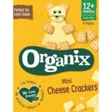 Mini biscotti biologici con formaggio Goodies +12 mesi, 4x 20 g, Organix