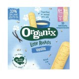 Biscotti ecologici alla vaniglia per neonati Little Ruskits, +6 mesi, 60 gr, Organix