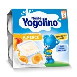 Dessert all'albicocca Yogolino, +6 mesi, 4x 100g, Nestlé