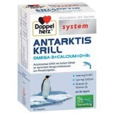 Sistema Doppelherz Krill Antartico Omega-3 + Calcio + D3 + B1, 60 cps