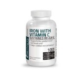 Ferro + Vitamina C, 100 capsule, Bronson