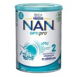 Latte di proseguimento Premium Nan 2 Optipro, +6 mesi, 400 g, Nestlé