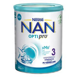 Nan 3 OptiPro Premium Milk Powder Formula, +12 mesi, 800 g, Nestlé