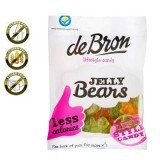 Gelatine gommose al gusto di frutta Jelly Bears, 90 g, DeBron