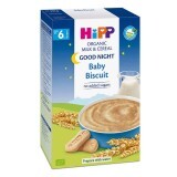 Latte e cereali con biscotto per bambini Buonanotte, 250 g, Hipp