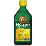 Olio di fegato di merluzzo al limone Omega 3, 250 ml, Möller's