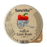 Pasta vegetale spalmabile di lenticchie rosse con peperoni e cipolle VegieLife, 100 gr, Sanovita