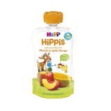 Purea di mele, mango e pesche HiPPiS, +12 mesi, 100 g, Hipp