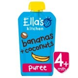 Puree Pouch Bio di banana e cocco, 120 g, Ella's Kitchen