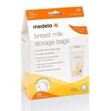 Sacchetti per la conservazione del latte materno, 25 pz x 180 ml, Medela