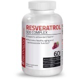 Complesso di resveratrolo 500 mg, 60 capsule, Bronson