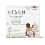Pannolini eco ipoallergenici n. 6, +14 kg, 26 pezzi, Kit&Kin